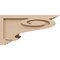 Ekena Millwork 8"W x 16"D x 8"H Wide Scroll Rough Cedar Woodgrain TimberThane Corbel, Primed Tan CORUR08X16X08SCRRCPR - alternate 6